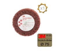 Brosse 3M scotch-brite FF-ZS coarse diamètre 75 mm x 1