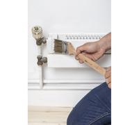 Brosse 5* coudée sur plat épaisse 70 mm manche bois - ROULOR - 486970