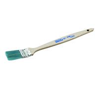 Brosse 5* coudée sur plat n°40 pour peinture phases aqueuses manche bois - ROULOR - 418804