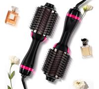 Brosse à air chaud Brosse à cheveux Volumizer 75 mm cylindre ovale - fer à friser pour des coiffures volumineuses - brosse sèche-cheveux