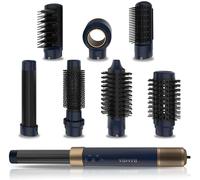 Brosse à air Sèche-cheveux Moulin à lisseur multifonction 8 en 1 Bamba AirGlam W. 1400 W, technologie Coanda, 3 vitesses, 3 températures, contrôle intelligent de la chaleur, 110000 tr/min