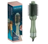 Brosse à air volumisante Cecotec CeramicCare Unique Olive. 1200W, Démêle, Sèche, Donne du volume, Lisse et Ondule