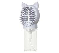Brosse à bain pour animaux domestiques Avec une bouteille distributeur | Gommant à shampoing chien Sous la douche, nettoyage maison et le massa