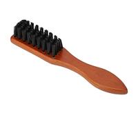 Brosse à Barbe, Brosse à Cheveux Exfoliante pour le Visage, Manche en Bois, Poils Souples, Brosse à Plumeau pour le Nettoyage de la Barbe