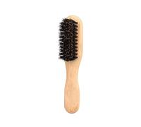 Brosse à barbe de barbier, manche en bambou, brosse de nettoyage en poils de sanglier, outils de rasage pour homme, redresse et favorise la croissance de la barbe
