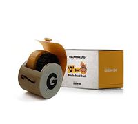 Brosse à barbe en 'O' aux poils de sanglier idéal comme cadeau de luxe pour le toilettage de l'homme par Groomarang.