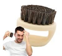 Brosse à barbe en poils de sanglier,Brosse de mise en forme de barbe vintage avec poignée - Coffret cadeau de soins de pour hommes pour père, mari, grand-père, séchage rapide