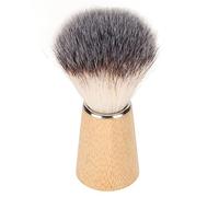 Brosse à Barbe Poignée Ergonomique en Bois 8 cm Pliable pour Rasage Mousse Riche Nettoyage Doux Portable IDéal Voyage