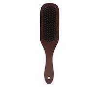 Brosse à barbe polyvalente, huile, cheveux, nettoyage du visage, bain, corps, avec manche en bois