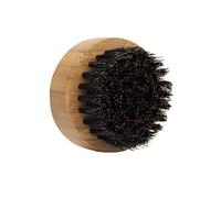 Brosse à barbe ronde pour hommes, manche en bois, brosse de toilettage pour poils du visage, poils de sanglier doux pour Massage du visage, beauté de la moustache pour hommes