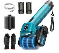Brosse à Barbecue Électrique sans Fil, 800 TR/Min, 2x2500mAh Batteries2 têtes Acier Amovibles, 3 Vitesses Réglables avec Angle Réglable, 350 Min autonomie IPX7 idéal Barbecue extérieur, Maison
