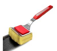 Brosse à Barbecue et Gril,Raclette inclinée en Acier Inoxydable | Brosse à Barbecue avec Tampon éponge - pour Cuisine Four cuisinière grilles grillade Cuisson