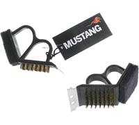 Brosse à barbecue MUSTANG 3en1 avec brosse métallique, grattoir et éponge