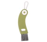 Brosse à Biberon Multifonctionnelle Créative Verte, Compacte | Pp Nylon Acier Inoxydable, pour Verre et Tasse à Thé, Anneau D’étanchéité à Soulever