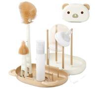 Brosse à biberon pour bébé, brosses pour le nettoyage, brosse à biberon, bouteille de lait, kit de tétine multifonction pour suceur de bouteilles, nettoyeur de détails, outil de lavage portable et sûr