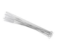 Brosse à Biberons Bébé 20 Pièces avec Poignée Inox - Nettoyage Multi-Usage Rapide pour Biberon Tasse et Paille - Ensemble Complet Idéal pour Parents Facile à Utiliser