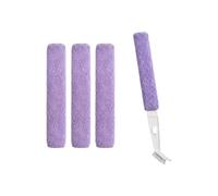 Brosse à bobine CA - Brosse à poussière amovible et lavable - 30,9 x 3,9 cm - Bâtons de nettoyage en microfibre pour joints - Brosse de nettoyage AC - Pour réfrigérateur, canal de condensateur, saleté