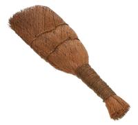 Brosse à Bonsaï de Jardin, Nettoyage Rapide, Compacte, Marron | Fibres de Palmier, Poils Doux Denses et Robustes, pour Terre Renversée, Intérieur, Jardinières