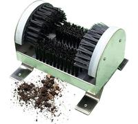 Brosse à bottes avec brosses dures - Nettoyant en acier inoxydable très résistant pour enlever la boue intérieure et extérieure dans les entrées et les jardins