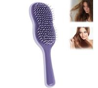 Brosse à boucler,Brosse a Cheveux pour cheveux Bouclés Lisses,Brosses à Cheveuxs Anti Noeuds pour Cheveuxsecs et Mouillés,démêlage et coiffage doux sans tirer,Femme,Homme & Enfant