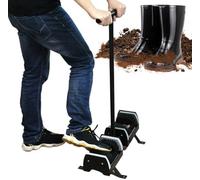 Brosse à boue double face robuste pour nettoyer l'entrée extérieure du jardin et de la ferme