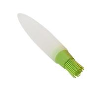 Brosse à bouteille d'huile en silicone | Bouteille distributeur d'huile en silicone avec brosse | Brosse à bouteille d'huile pressée en silicone avec couvercle pour pâtisserie, cuisine, vinaigrettes