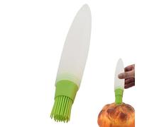 Brosse à bouteille d'huile en silicone,Brosse à huile en silicone - Stockage d'huile d'olive en,Stockage d'olive et récipient avec brosse à badigeonner en Silicone pour vinaigrette, p
