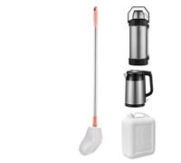 Brosse à Bouteille Extra Longue - Goupillon de 70 cm avec Tête Flexible pour Seau - Brosse Long Manche pour Bouteilles,pour Bidon de 3 et 5 Gallons Cuisine Salle de Bain Seau Évier Maison
