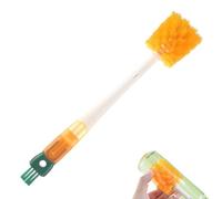 Brosse à Bouteille Longue 14x3 Pouces Portable Portable Multifonctionnel 5 en-1 Détachenable à Eau Brosse de avec Trou de Suspension pour la Cuisine Domicile