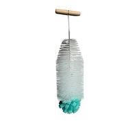 Brosse à bouteilles à long manche qui passe au lave-vaisselle pour des ouvertures étroites Construction robuste Usage domestique et commercial Brosse à bouteilles en acier inoxydable