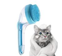 Brosse à bulles pour chiens et animaux domestiques, brosse de bain pour chiens, brosse de lavage pour chiens/gs avec distributeur de savon, silicone souple Do/g Shampooing Br/ush, shampooing massant