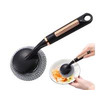 Brosse à casseroles en Fil d'acier Inoxydable, Brosse à Vaisselle en Acier Inoxydable,Brosse à Vaisselle en Fil d'acier Inoxydable - Balai extérieur épurateur de Sol Mental pour comptoirs, Vaisselle,