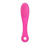 Brosse à chat - Brosse de toilettage pour chats | Peigne à chat | Brosse à chat courte | Gommage au menton en silicone souple | Brosse pour nettoyer les articles pour animaux