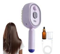 Brosse à chaud, peigne lisseur fin en céramique pour volume | Léger, multi-tension USB C, 300 mAh | Coiffure quotidienne, coiffure de voyage, cadeau de mariage