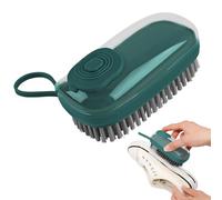 Brosse à chaussures, brosse de nettoyage hydraulique, multifonction pour usage domestique (vert)
