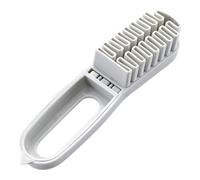 Brosse À Chaussures en Cuir - 2-en-1 Poils Doux | Brosse Nettoyante Chaussures Et Gomme Baskets - pour Enlèvement des Taches Entretien Soin Sneaker Portefeuille Veste Canapé Meubles Sac À