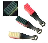 Brosse à chaussures ergonomique à poils doux pour nettoyer les chaussures de sport et les zones difficiles à atteindre avec poignée antidérapante
