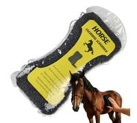 Brosse à Cheval,Éponge de Bain et Lavage pour Bétail | Brosse de Massage Équine | pour Randonnée Concours Soins Écurie Ferme Animaux de Compagnie et Chevaux d'Extérieur