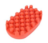 Brosse à Cheveux à Curling en Caoutchouc Lavable, Outil de Coiffage de Peigne en Boucle Torsa (rouge)