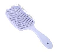Brosse à cheveux à évent incurvé, palette de massage professionnelle du cuir chevelu, brosse démêlante, outil de coiffure pour un séchage rapide, conception d'évent, polyvalente,