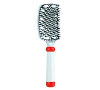 Brosse à Cheveux à Poils Doux | Brosse à Cheveux Anti-Statique Lissante | pour Slick Back | Pour le Coiffage à Rebrousse-Poil, le Voyage, le Salon, la Coiffure, le Peignage, la Maison et le Dor