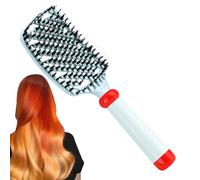 Brosse à Cheveux à Poils Doux,Brosse à Cheveux Anti-Statique Lissante, pour Slick Back - Pour le Coiffage à Rebrousse-Poil, le Voyage, le Salon, la Coiffure, le Peignage, la Maison et le Dortoir