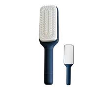 Brosse à cheveux à poils rétractables - Peigne de massage portable pour femme, design antistatique et facile à nettoyer avec poignée rotative | Peigne à cheveux polyvalent pour coiffure droite et bouc