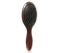 Brosse à cheveux à poils sanglants, pinceau d'extension de cheveux en bois Natrual de 3x9 pouces avec poignée confortable, peigne massage en ballon pour femmes hommes