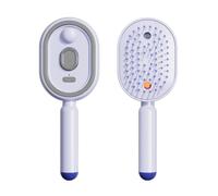 Brosse à cheveux à vapeur électrique avec spray d'huiles essentielles, coussin d'air, fonction démêlante anti-frisottis, nettoyage automatique en un clic, pour coiffure féminine