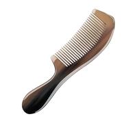 Brosse à cheveux anti-statique à dents larges, peigne à signal naturel, poils en os faits à la main, 18 x 5 x 0,8 cm, peigne antistatique pour homme et femme