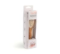 Brosse à Cheveux Antistatique En Bois D'olivier avec des Picots en Bois D'olivier - Taille de Voyage 17cm