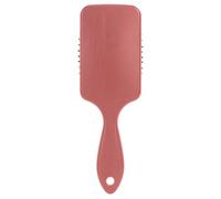 Brosse à cheveux antistatique pour cheveux fins - Brosse de massage pour cheveux clairsemés avec poignée ergonomique - Rouge indien
