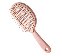 Brosse à cheveux autonettoyante, peigne démêlant doux, brossage incurvé et ventilé avec mécanisme de nettoyage facile, plate-forme de brosse au design compact, système robuste sans enchevêtrement, sol