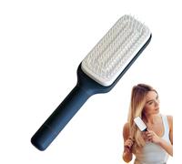 Brosse à cheveux autonettoyante - Peigne portable à poils rétractables | Poignée rotative pour cheveux raides bouclés épais pour hommes, femmes, anti-frisottis